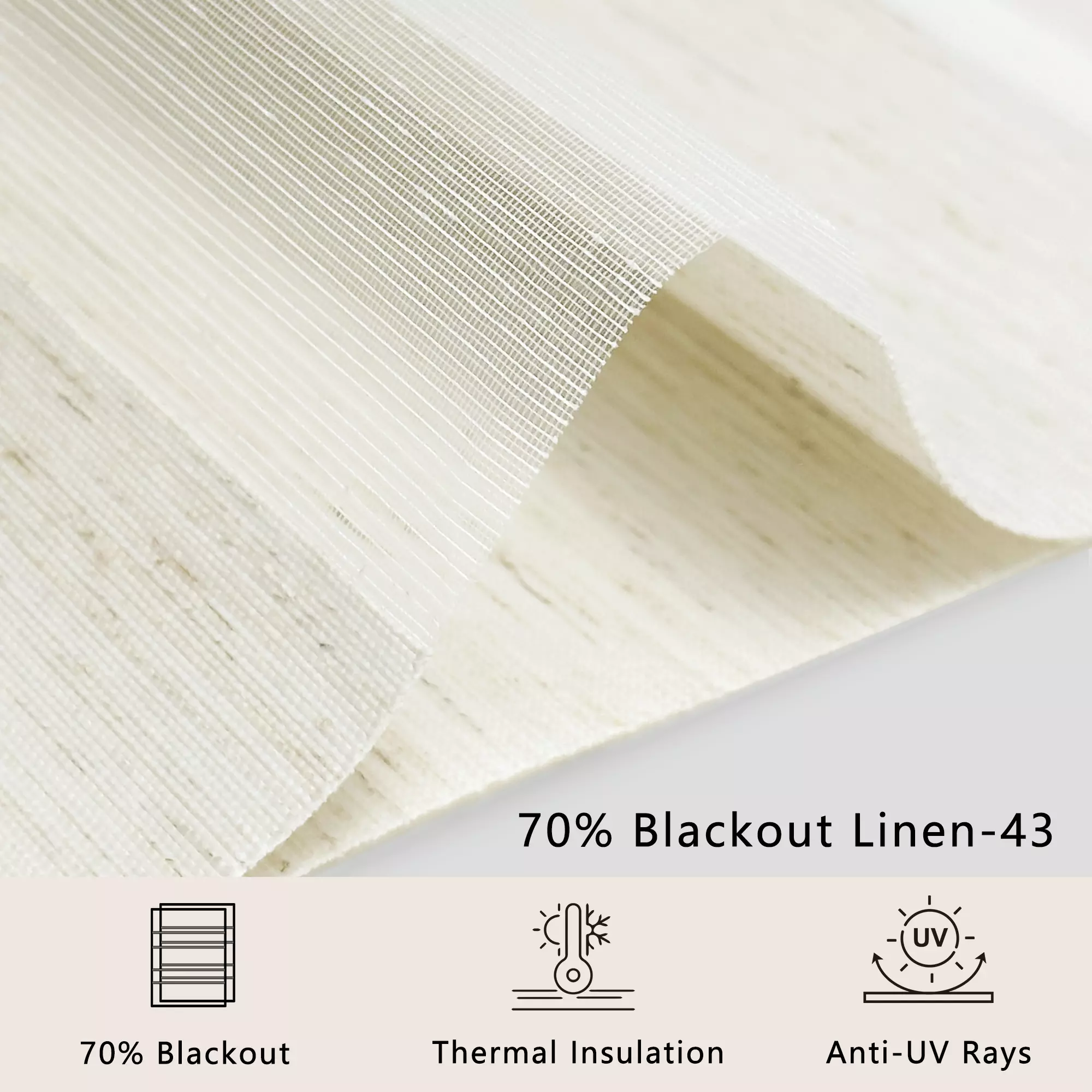 zebra shades linen