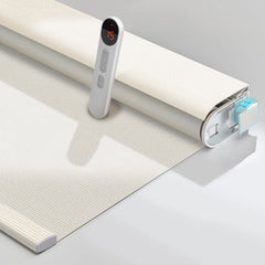 Bringnox No Drill Motorized Roller Shades 100% Blackout Linear
