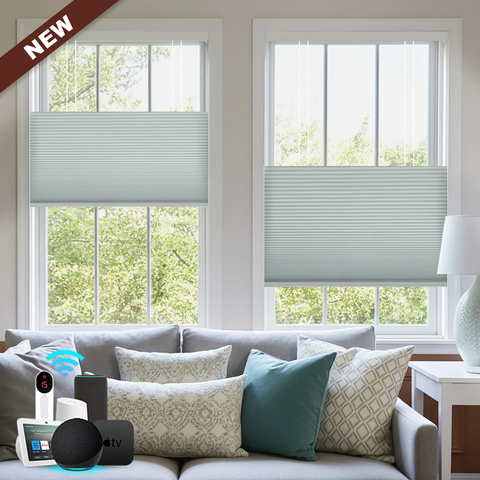 Bringnox Motorized Blackout Top Down Bottom Up Cellular Shades