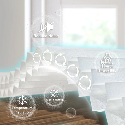 Bringnox Light Filtering Motorized Cellular Shades