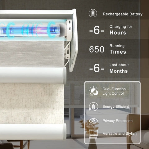 Bringnox Motorized Dual Shades