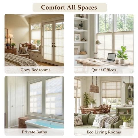 Bringnox Light Filtering Motorized Cellular Shades