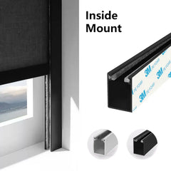 Bringnox Side Rail Track For Blackout Roller Shades