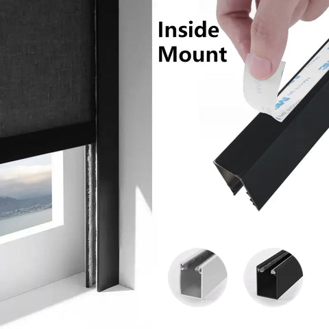 Bringnox Side Rail Track For Blackout Roller Shades