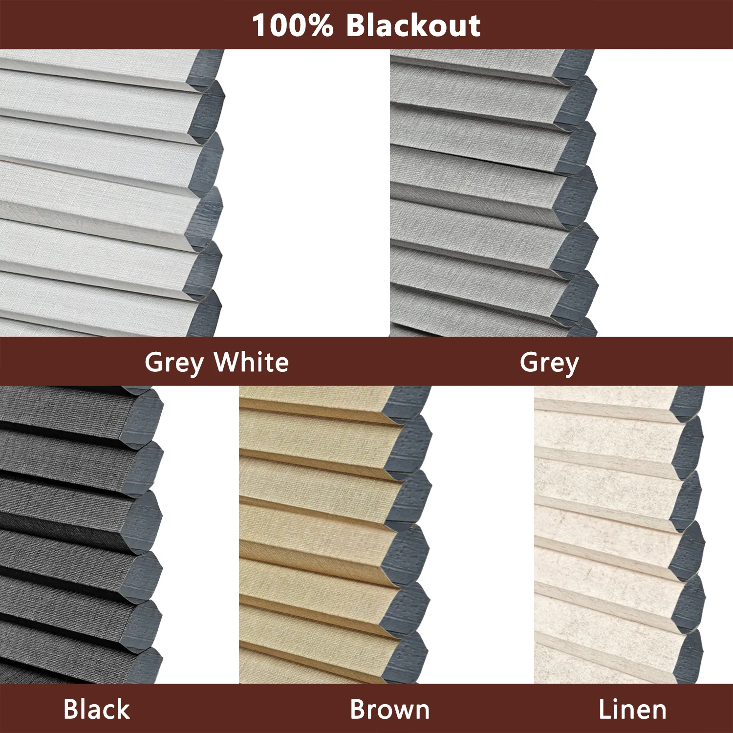 Bringnox Blackout Motorized Cellular Shades Prestige | Designer Textures